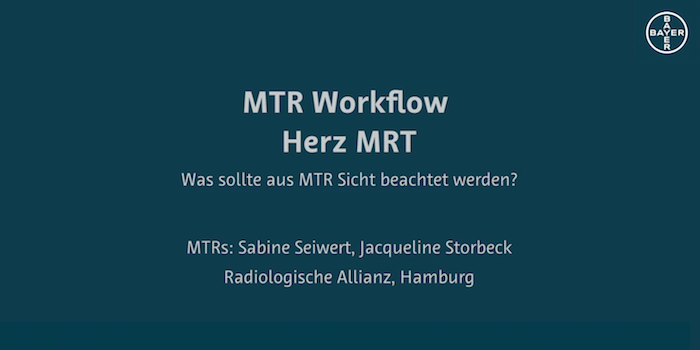Herz-MRT: Was aus MTR-Sicht zu beachten ist